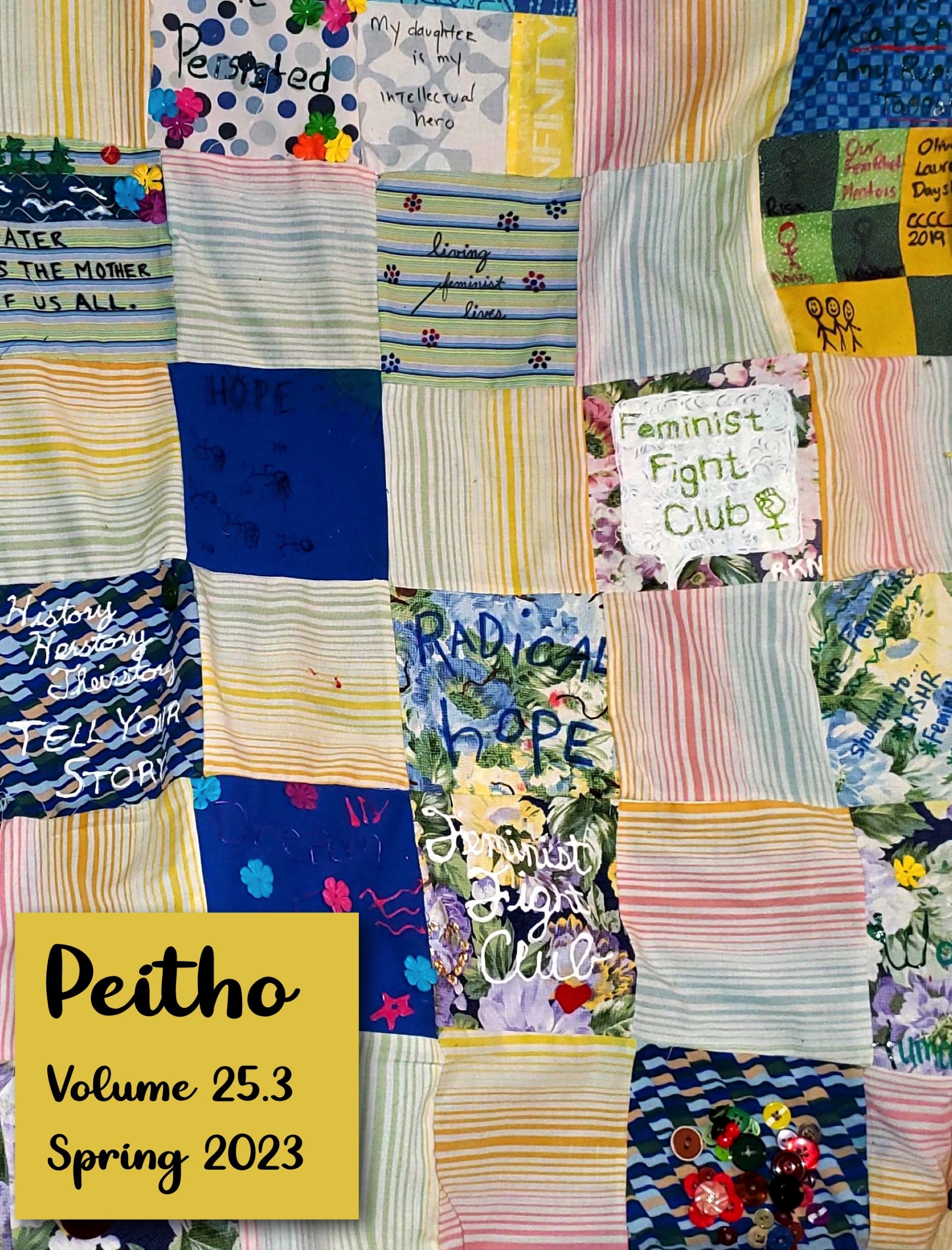 Peitho Peitho Volume 25 Issue 3, Spring 2023 – CFSHRC